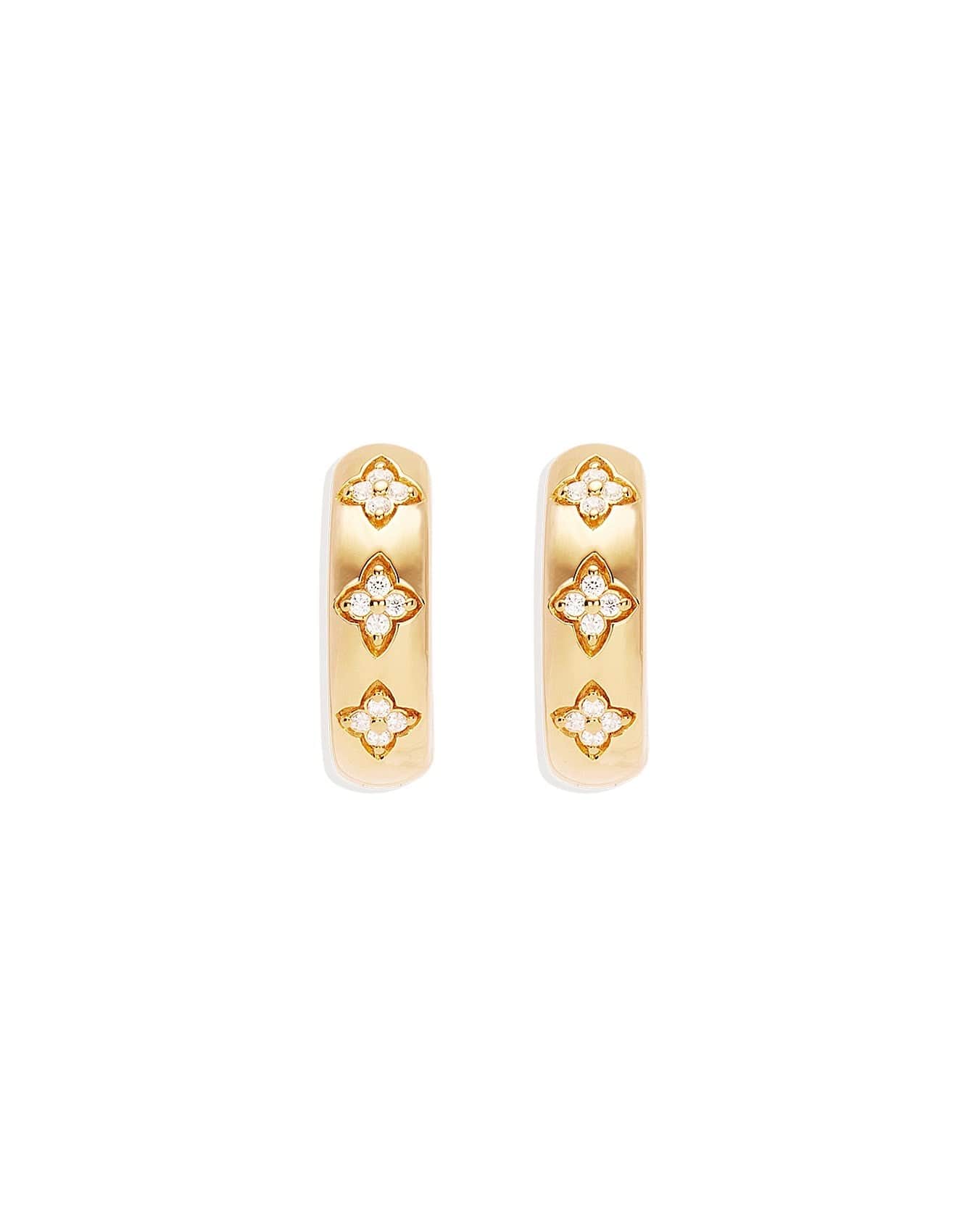 Buy Three Star Earring - 14ct Gold Earring by Hamish + Grace - at Hamish + Grace