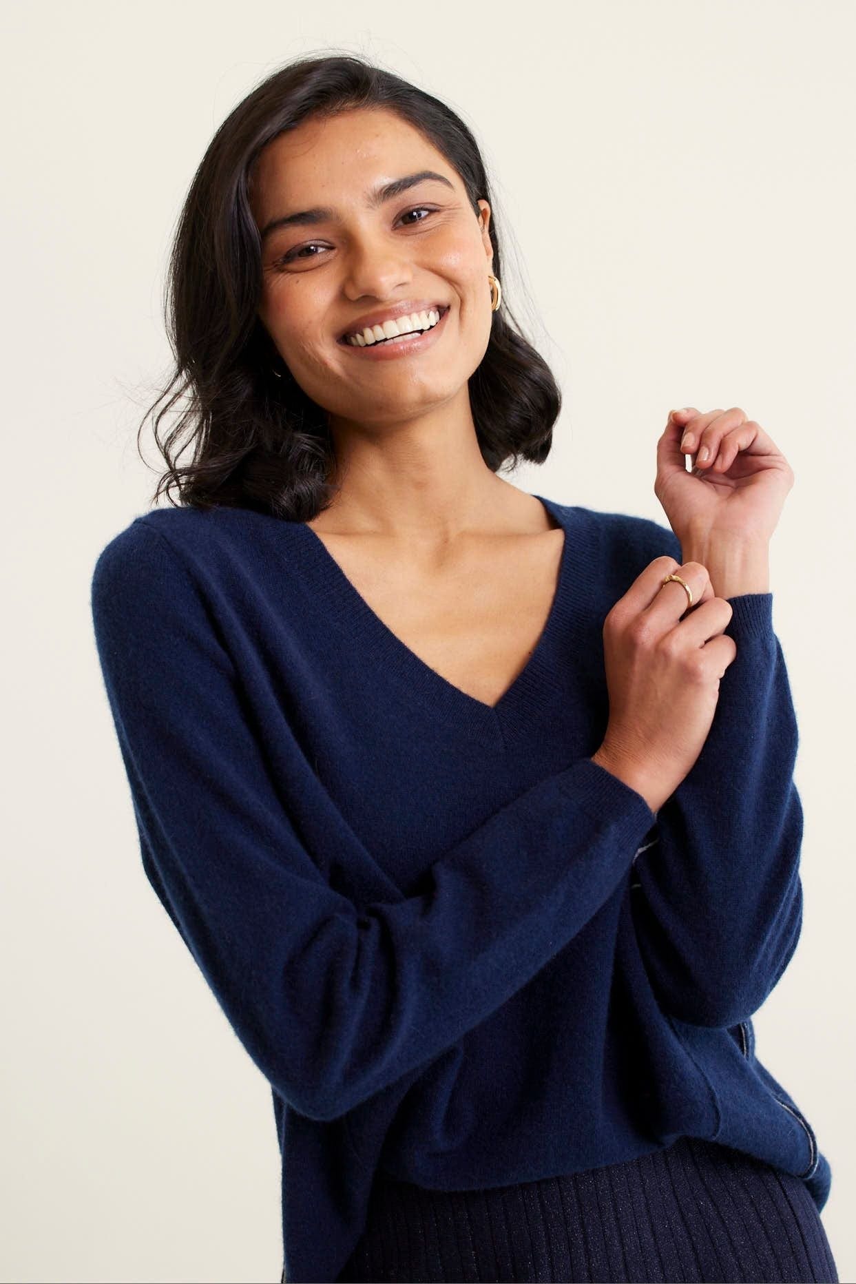 Alessandra The Label Fashion Alessandra The Label - Tribeca Sweater - Midnight Navy