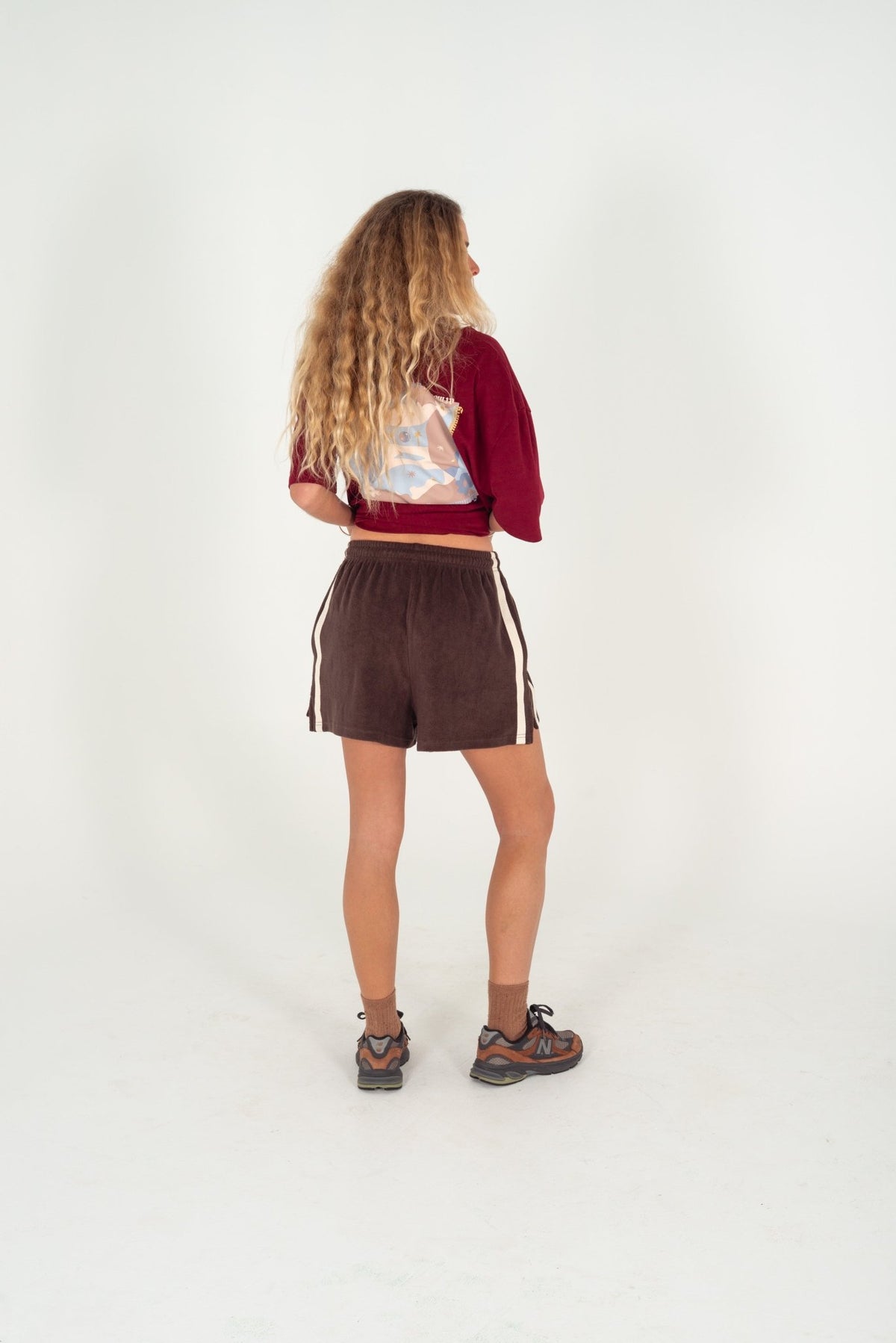 Buy Atmosea - Terry Towelling Shorts Chocolate by Atmosea - at Hamish + Grace