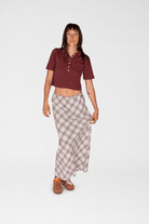 Buy Atmosea - Yani Bias Maxi Skirt by Atmosea - at Hamish + Grace