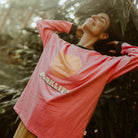 Buy Banabae - Parklife Ladies Long Sleeve Tee - Peony | Match With Mum by Banabae - at Hamish + Grace