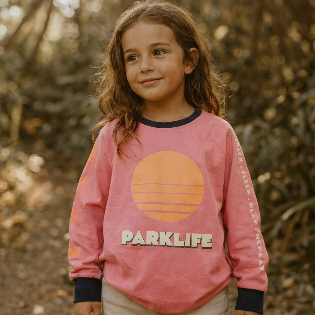 Buy Banabae - Parklife Ladies Long Sleeve Tee - Peony | Match With Mum by Banabae - at Hamish + Grace