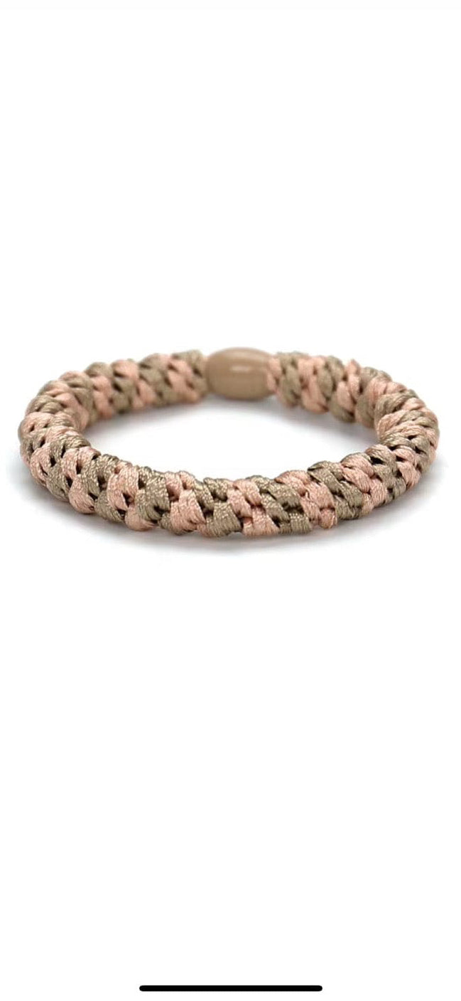 Buy Braided Hair Tie - Soft Latte Mix by Hamish + Grace - at Hamish + Grace