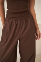 Buy Ceres Life - Bella Barrel Pant - Chocolate by Ceres Life - at Hamish + Grace