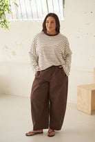 Buy Ceres Life - Bella Barrel Pant - Chocolate by Ceres Life - at Hamish + Grace
