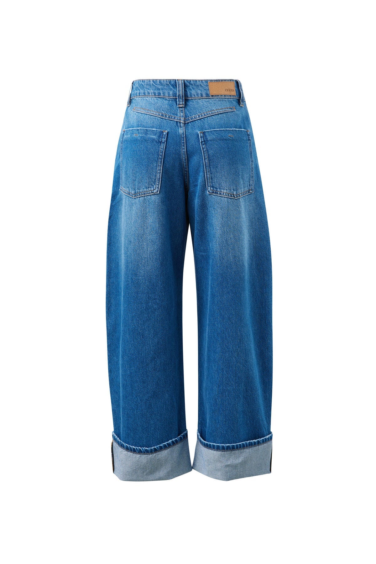 Buy Ceres Life - Frannie Cuffed Barrel Jean by Ceres Life - at Hamish + Grace