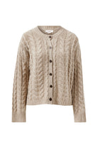 Buy Ceres Life - Heidi Cable Knit Cardi - oat by Ceres Life - at Hamish + Grace