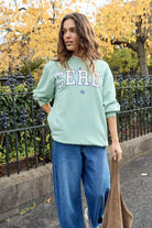 Buy Ceres Life - Isla Oversized Slouchy Crew - Seafoam by Ceres Life - at Hamish + Grace