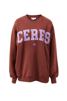 Buy Ceres Life - Isla Oversized Slouchy Crew - Toffee by Ceres Life - at Hamish + Grace