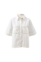 Buy Ceres Life - Noa Short Sleeve Shirt - Fresh Ecru by Ceres Life - at Hamish + Grace