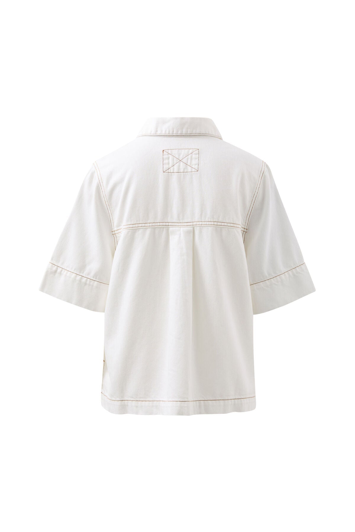 Buy Ceres Life - Noa Short Sleeve Shirt - Fresh Ecru by Ceres Life - at Hamish + Grace