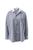 Buy Ceres Life - Peta Oversized Shirt - blue chocolate check by Ceres Life - at Hamish + Grace