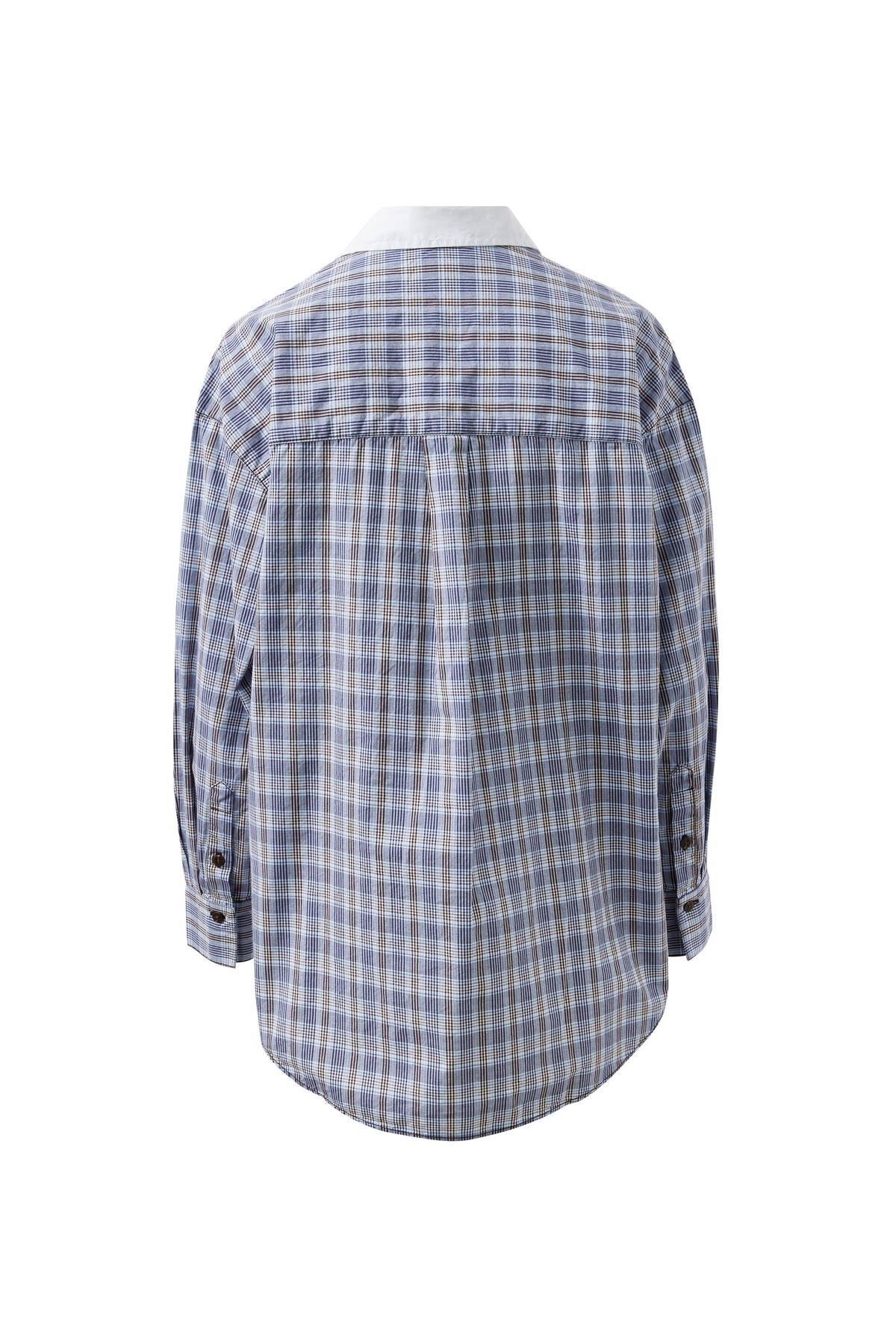 Buy Ceres Life - Peta Oversized Shirt - blue chocolate check by Ceres Life - at Hamish + Grace