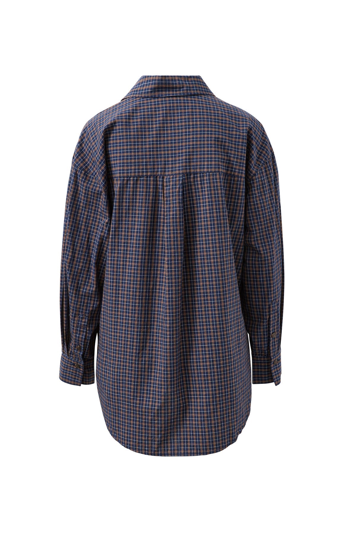 Buy Ceres Life - Peta Oversized Shirt - Navy Check by Ceres Life - at Hamish + Grace
