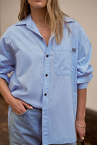 Buy Ceres Life - Peta Oversized Shirt - Sky Blue by Ceres Life - at Hamish + Grace