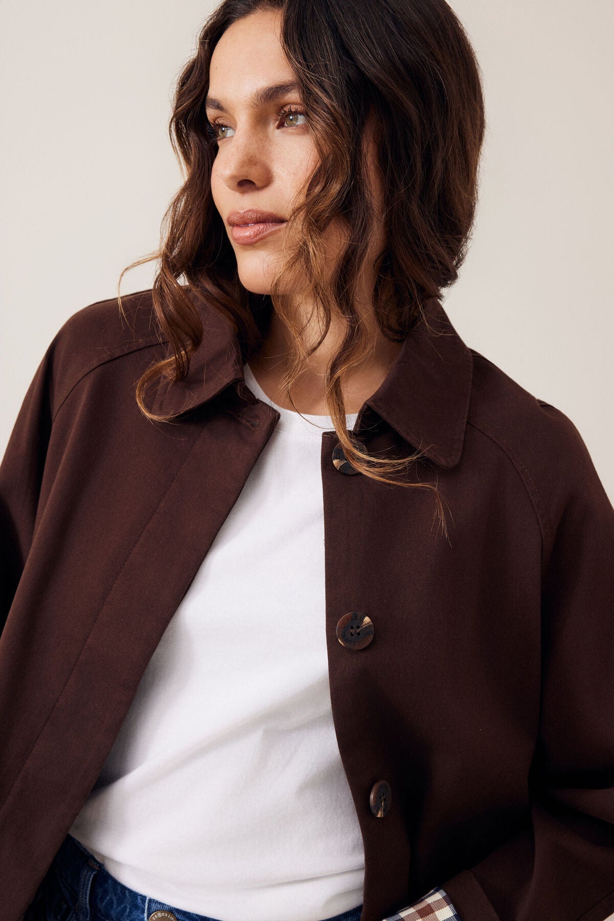Buy Ceres Life - Pia Coat - Chocolate by Ceres Life - at Hamish + Grace