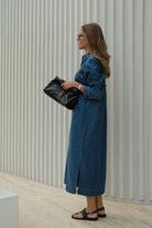 Buy Ceres Life - Rae Long Sleeve Midi Dress - Fresh Indigo by Ceres Life - at Hamish + Grace
