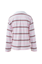 Buy Ceres Life - Shelby Slouchy Rugby Top - sunfaded pink/mulberry stripe by Ceres Life - at Hamish + Grace