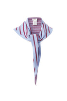 Buy Ceres Life - Sully Triangle Knit Scarf - Sky Blue/Washed Burgundy by Ceres Life - at Hamish + Grace