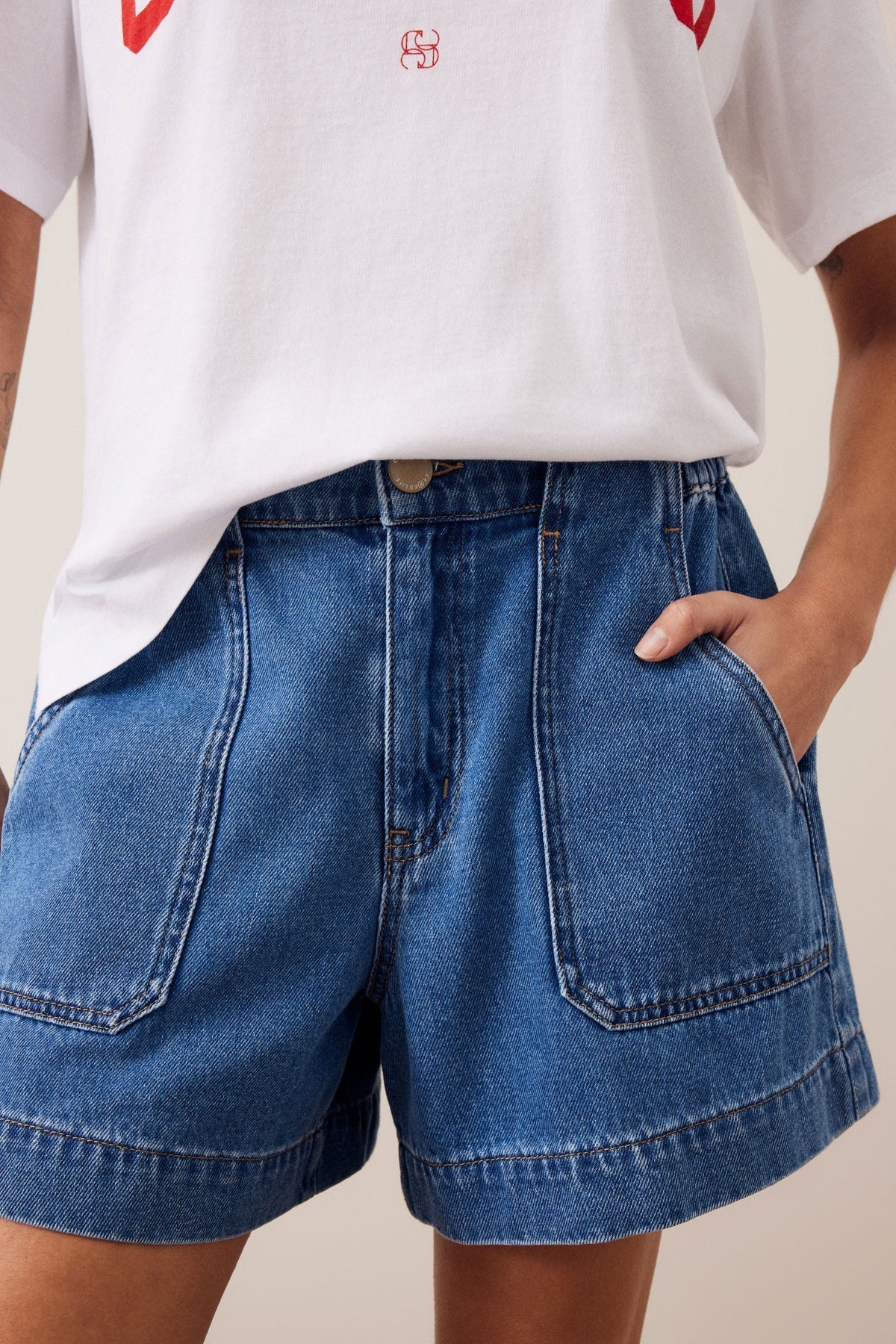Buy Ceres Life - Weekender Short - Fresh Indigo by Ceres Life - at Hamish + Grace