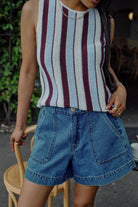 Buy Ceres Life - Weekender Short - Fresh Indigo by Ceres Life - at Hamish + Grace