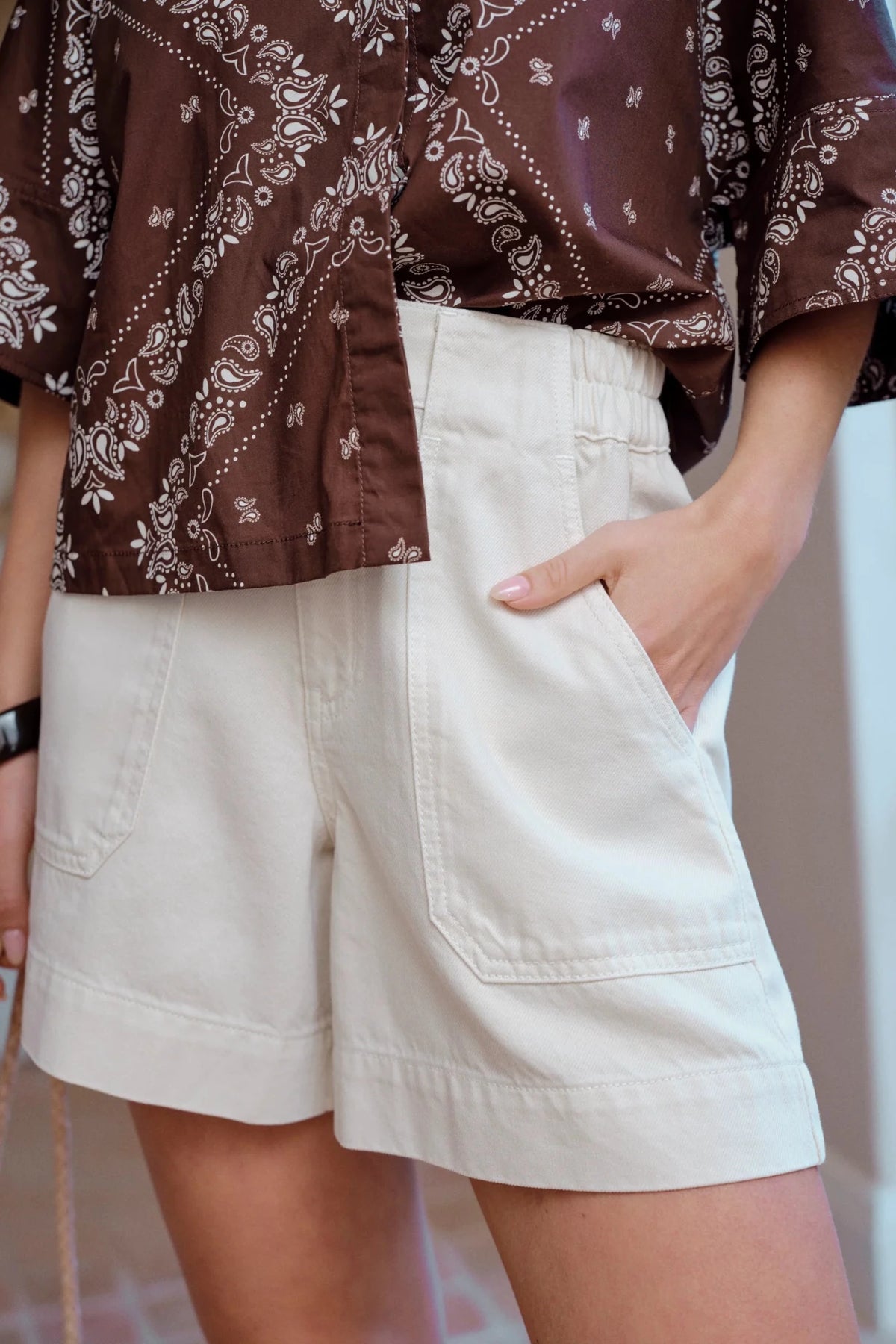 Buy Ceres Life - Weekender Short - Putty by Ceres Life - at Hamish + Grace