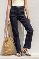 Buy Country Denim - Nellie stretch straight leg jean dark denim by Country Denim - at Hamish + Grace