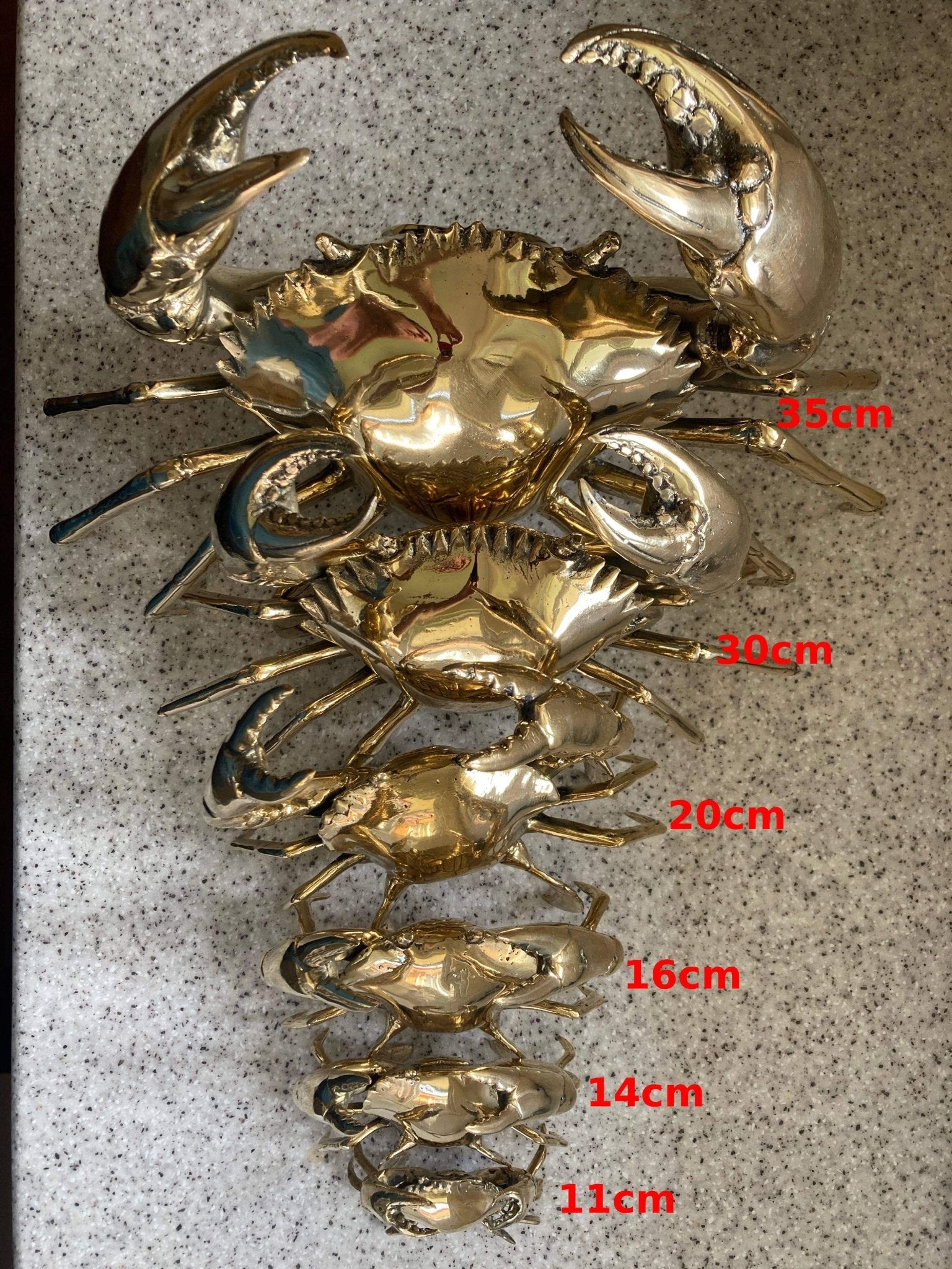 Buy Crab, 11cm, Bronze Handmade by Bronze Betty - at Hamish + Grace