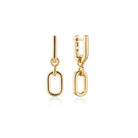 Buy Drop Chain Link Earring - 14ct Gold by Hamish + Grace - at Hamish + Grace