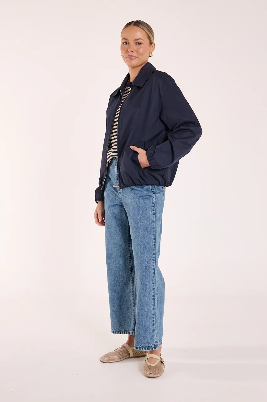 Buy Feather and Noise - Dalton Jacket - Navy by Feather and Noise - at Hamish + Grace