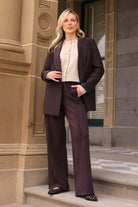 Buy Feather and Noise - Noah Pant - Dark Chocolate by Feather and Noise - at Hamish + Grace