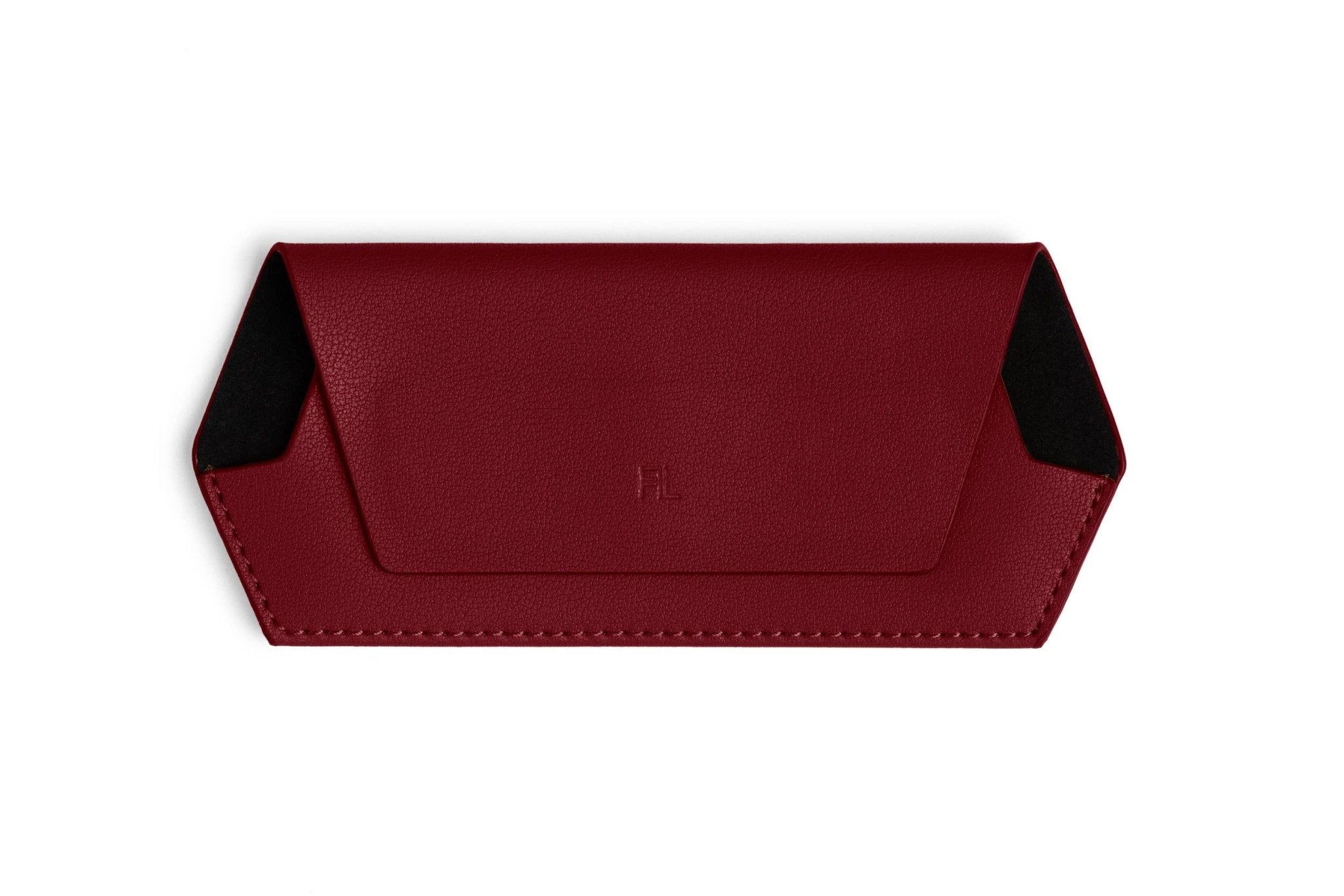 Buy Fox and Leo glasses case - Burgundy by FOX AND LEO - at Hamish + Grace