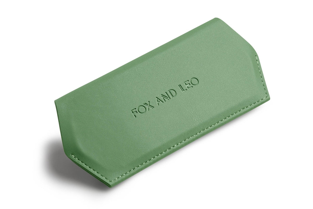 Buy Fox and Leo glasses case - Sage by FOX AND LEO - at Hamish + Grace