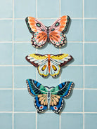 Buy Jones and Co - CANOPY BUTTERFLY BLUE GREEN WALL ART by Jones & Co - at Hamish + Grace