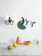 Buy Jones and Co - CANOPY PEACOCK WALL ART by Jones & Co - at Hamish + Grace