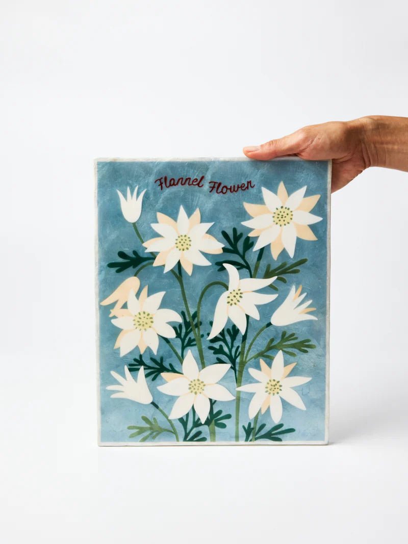 Buy Jones and Co - Market Wall Art Flannel by Jones & Co - at Hamish + Grace