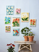 Buy Jones and Co - Market Wall Art Geranium by Jones & Co - at Hamish + Grace