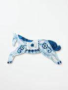 Buy Jones and Co - Paloma Wall Art Blue Horse by Jones & Co - at Hamish + Grace