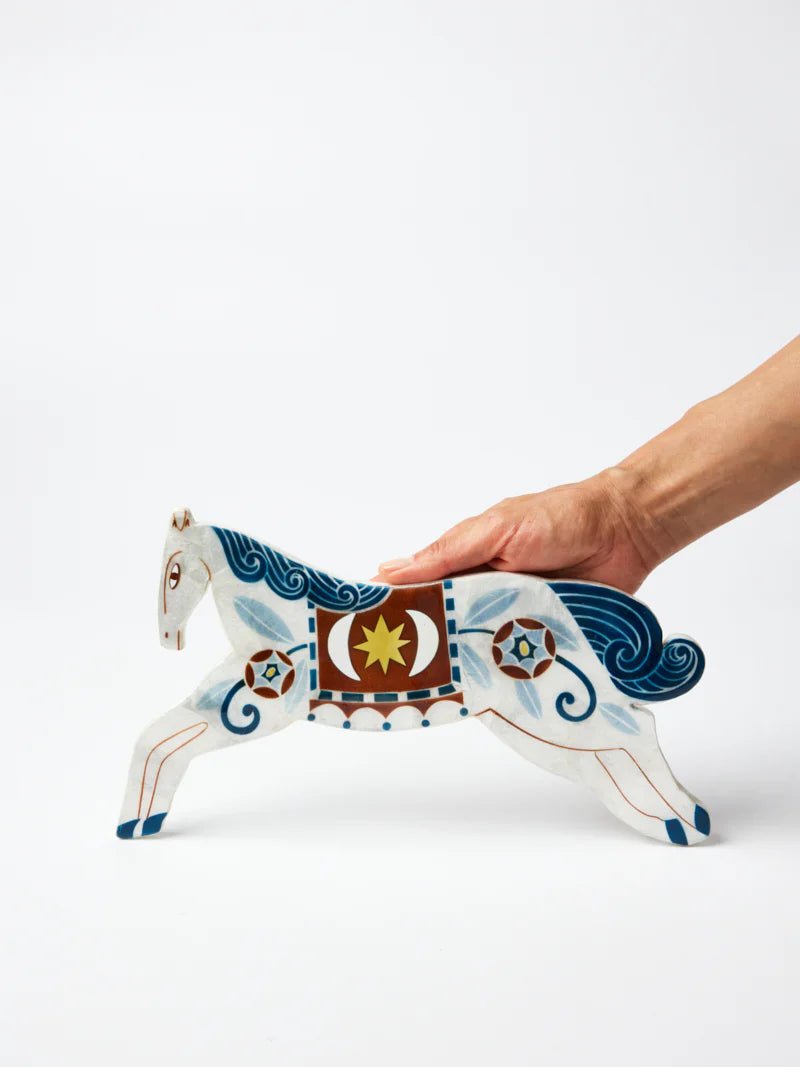 Buy Jones and Co - Paloma Wall Art White Horse by Jones & Co - at Hamish + Grace