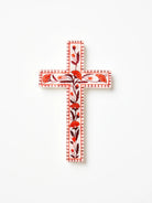 Buy Jones and Co - Samira Large Cross Pink Flower by Jones & Co - at Hamish + Grace