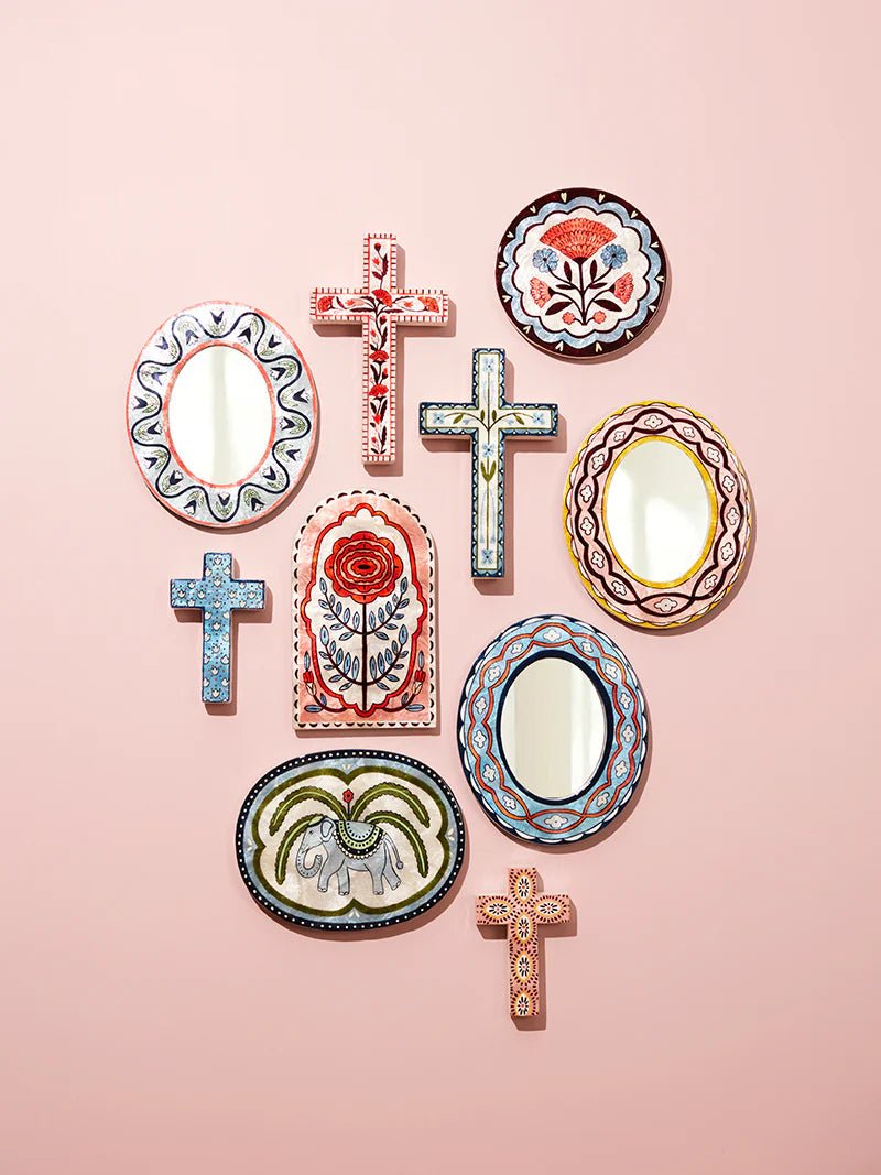 Buy Jones and Co - Samira Wall Art Flower Circle by Jones & Co - at Hamish + Grace