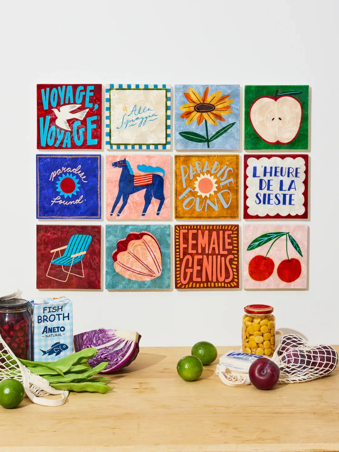 Buy Jones and Co - SUPERETTE PARADISE GOLD TILE by Jones & Co - at Hamish + Grace