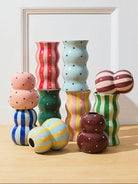 Buy Jones & Co - Palma Green Pink Dotty by Jones & Co - at Hamish + Grace