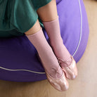 Buy KLUE Glitter Lurex socks in eco - friendly Lyocell | Pink: 36 - 40 by KLUE - at Hamish + Grace