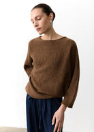 Buy Little Lies - Batwing Speckle Knit - Cinnamon by Little Lies - at Hamish + Grace