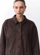 Buy Little Lies - Billie Faux Suede Shacket by Little Lies - at Hamish + Grace