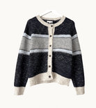 Buy Little Lies - Ellery Cardigan - Navy Stripe by Little Lies - at Hamish + Grace