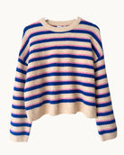 Buy Little Lies - Little Lies Otto Knit – Cobalt Blue Stripe by Little Lies - at Hamish + Grace