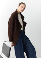Buy Little Lies - Mahalia Coatigan - Chocolate by Little Lies - at Hamish + Grace