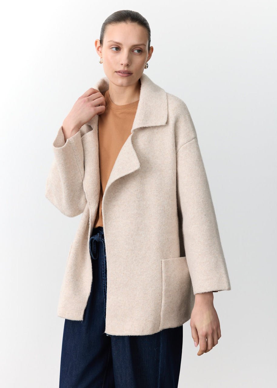 Buy Little Lies - Mahalia Coatigan - Oatmeal by Little Lies - at Hamish + Grace